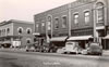 City - 1940's: Main Street With Audrain's Hardware and Roderick's Department Store.