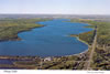 Postcards - 1950's: Aerial View Otsego Lake - 1958