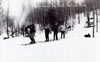 Postcards - 1950's: Skiers at Snow Valley - 1950's