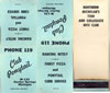 Postcards 1960's: Club Ponytail Matchbook Cover - Mid 60's