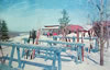Postcards 1960's: Otsego Ski Club  - 1964