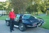 2010: Dave Porta with his reunion raffle prize (Donated by Bob Fritz)