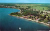 Postcards 1960's: Aerial View of Otsego Lake